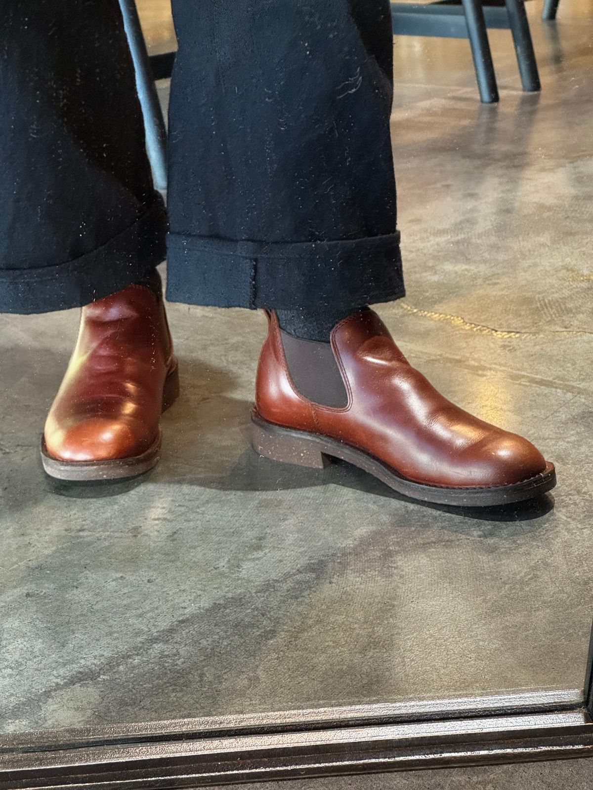Photo by cason on August 2, 2025 of the Danner Kalama in Brown Oil Leather.