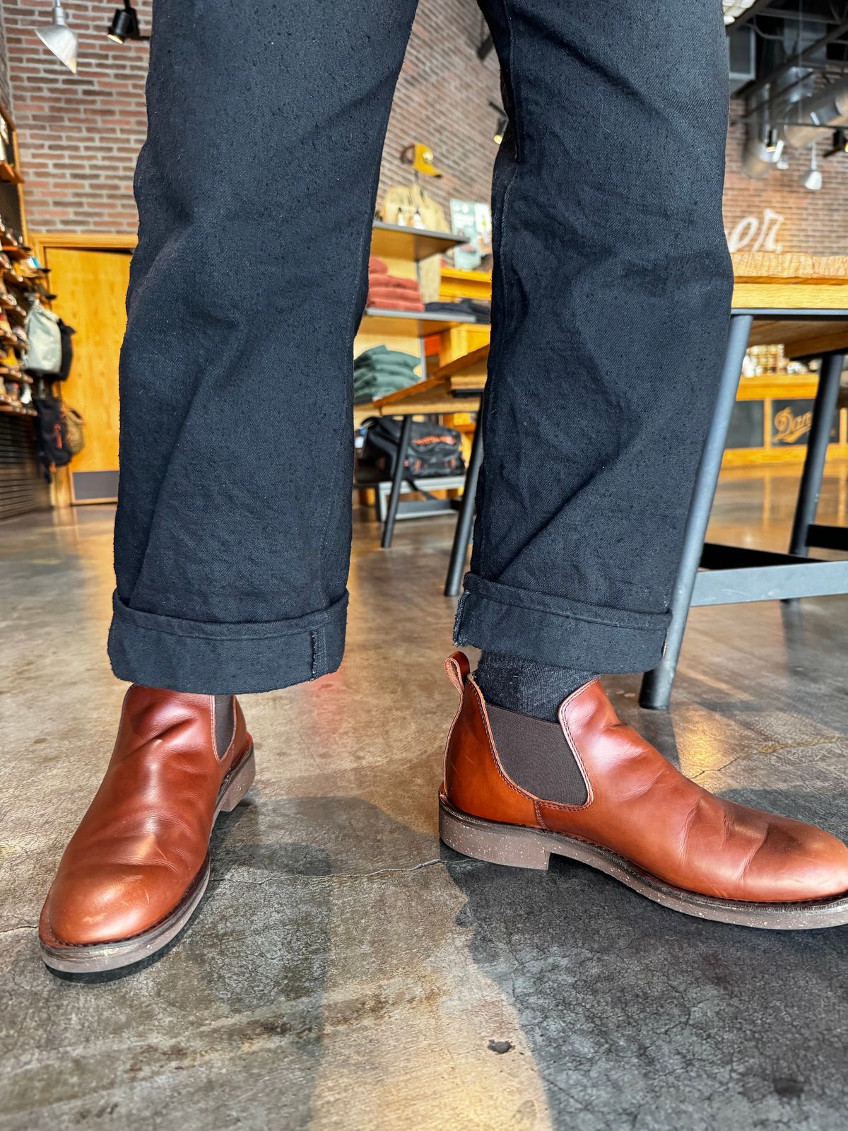 Photo by cason on August 18, 2025 of the Danner Kalama in Brown Oil Leather.