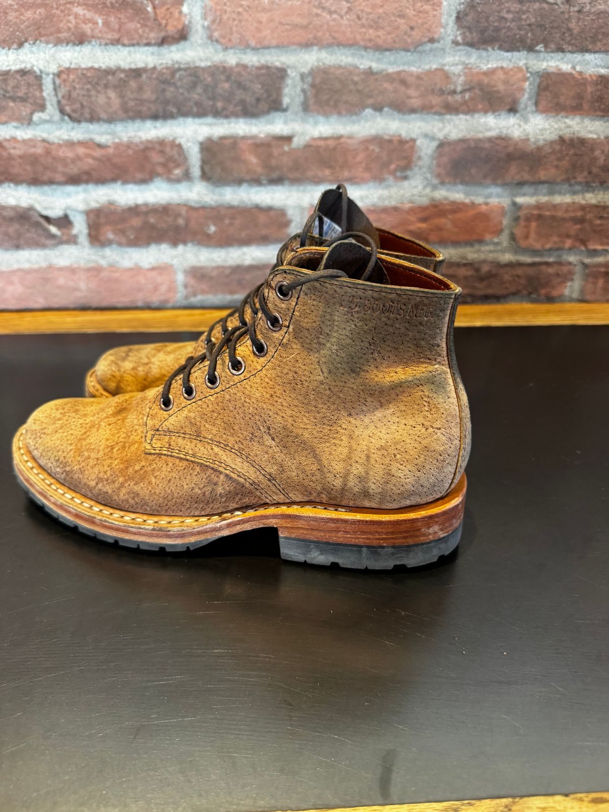 Photo by cason on February 6, 2026 of the White's Stevens (Plain Toe) in Gallun Sandy Waxed Wild Boar.