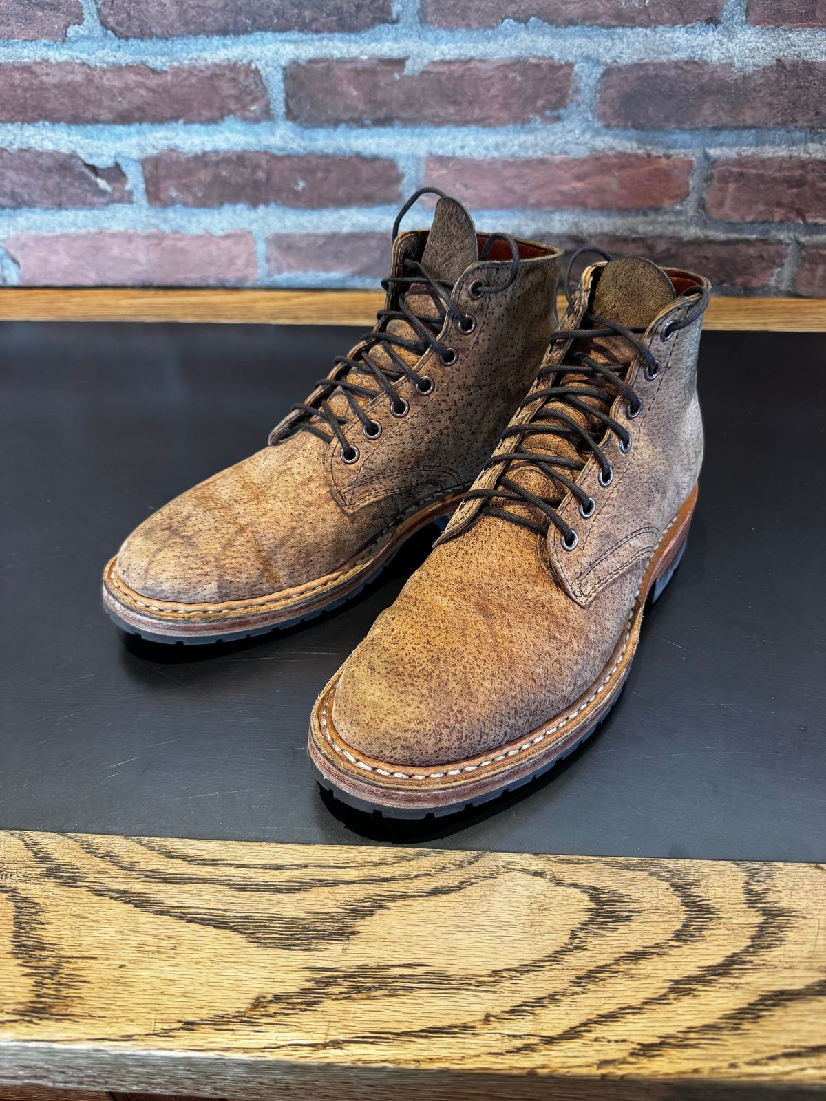 Photo by cason on February 6, 2026 of the White's Stevens (Plain Toe) in Gallun Sandy Waxed Wild Boar.