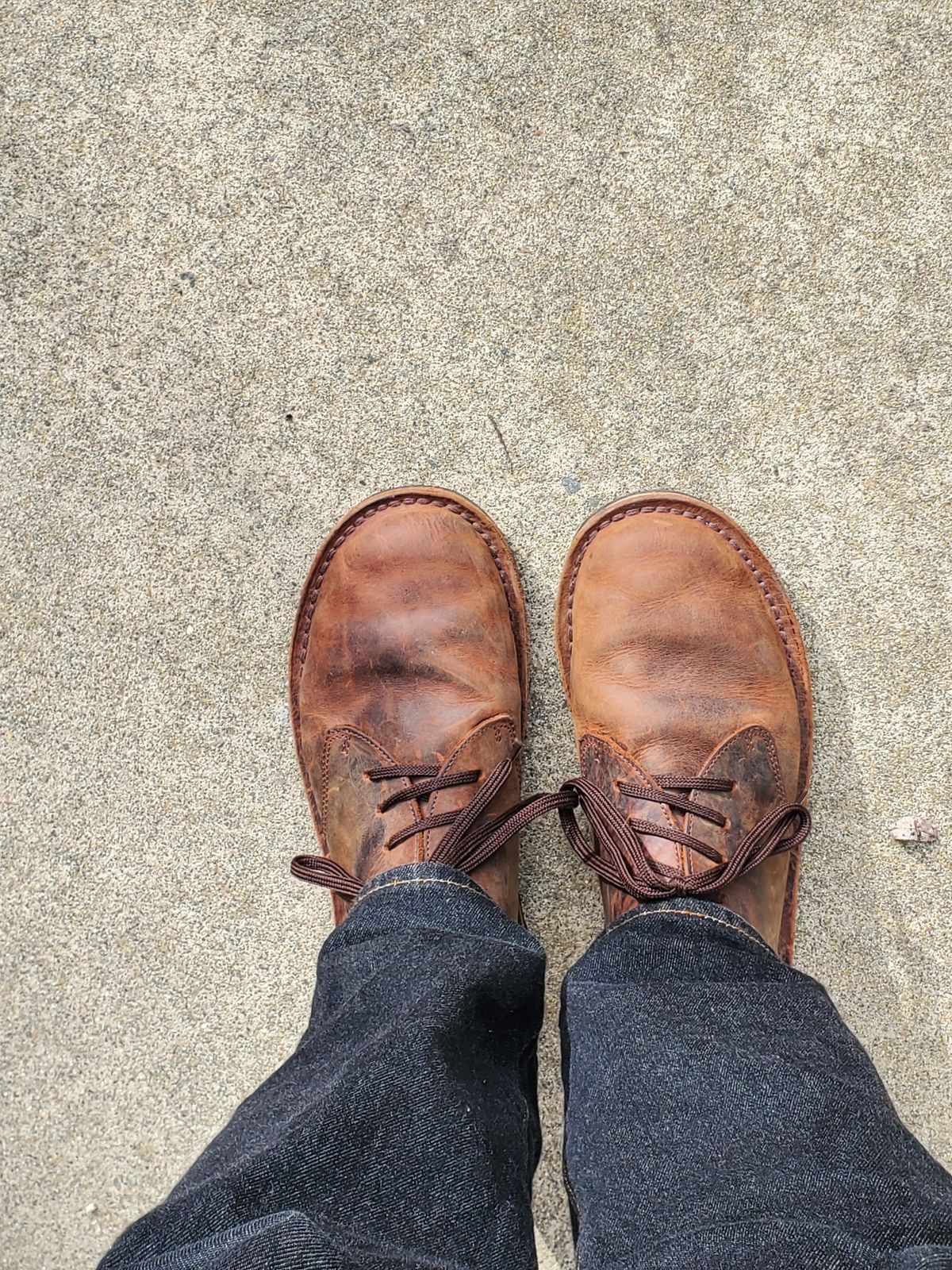 Photo by simontheflutist on February 9, 2026 of the Jim Green Barefoot Shoellie in Jim Green Bronco Brown.