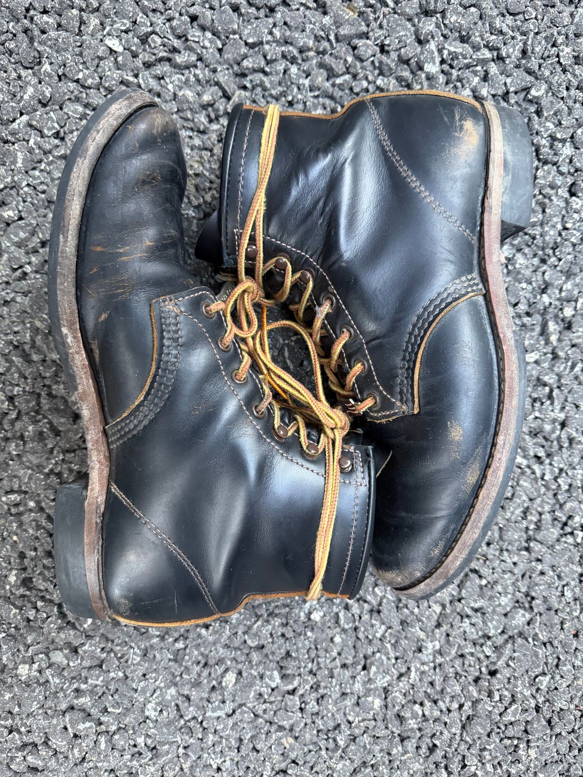 Photo by trizun on February 4, 2026 of the Red Wing Beckman Flatbox in S.B. Foot Black Klondike.