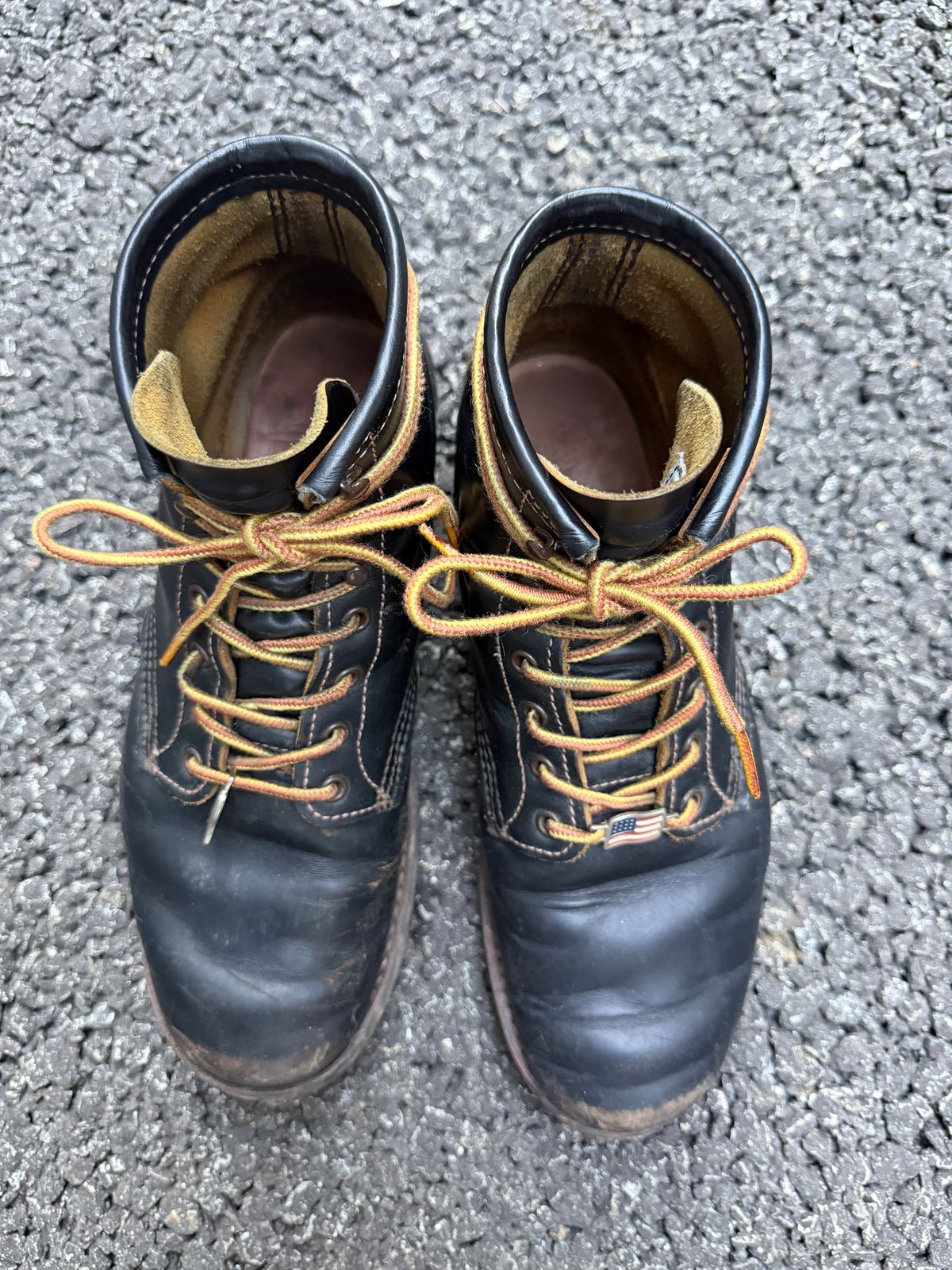 Photo by trizun on February 4, 2026 of the Red Wing Beckman Flatbox in S.B. Foot Black Klondike.