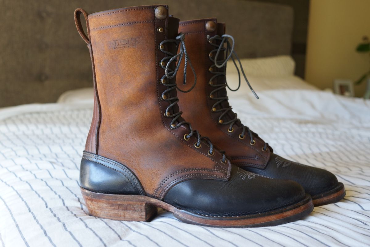 Photo by Nelot on May 16, 2026 of the Nicks Packer in Seidel MaxSupport Black & Seidel 1964 Brown.