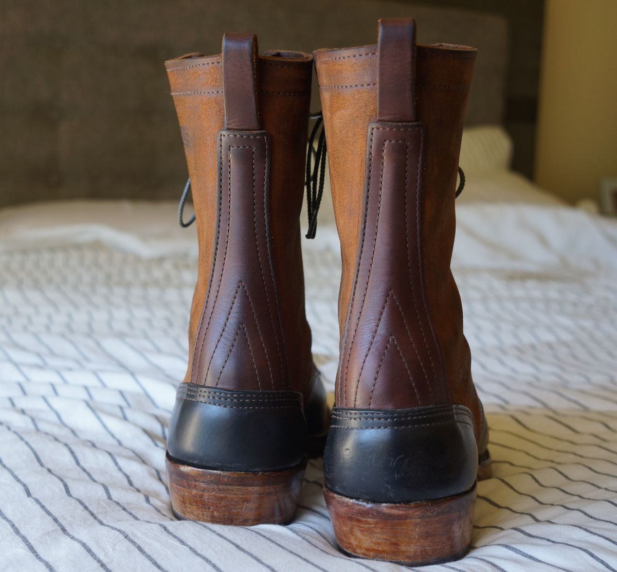 Photo by Nelot on May 16, 2026 of the Nicks Packer in Seidel MaxSupport Black & Seidel 1964 Brown.