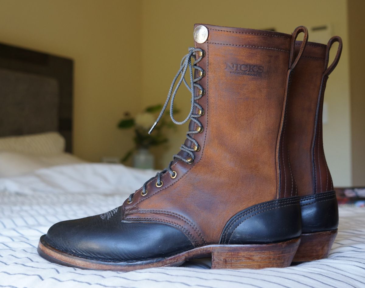 Photo by Nelot on May 16, 2026 of the Nicks Packer in Seidel MaxSupport Black & Seidel 1964 Brown.