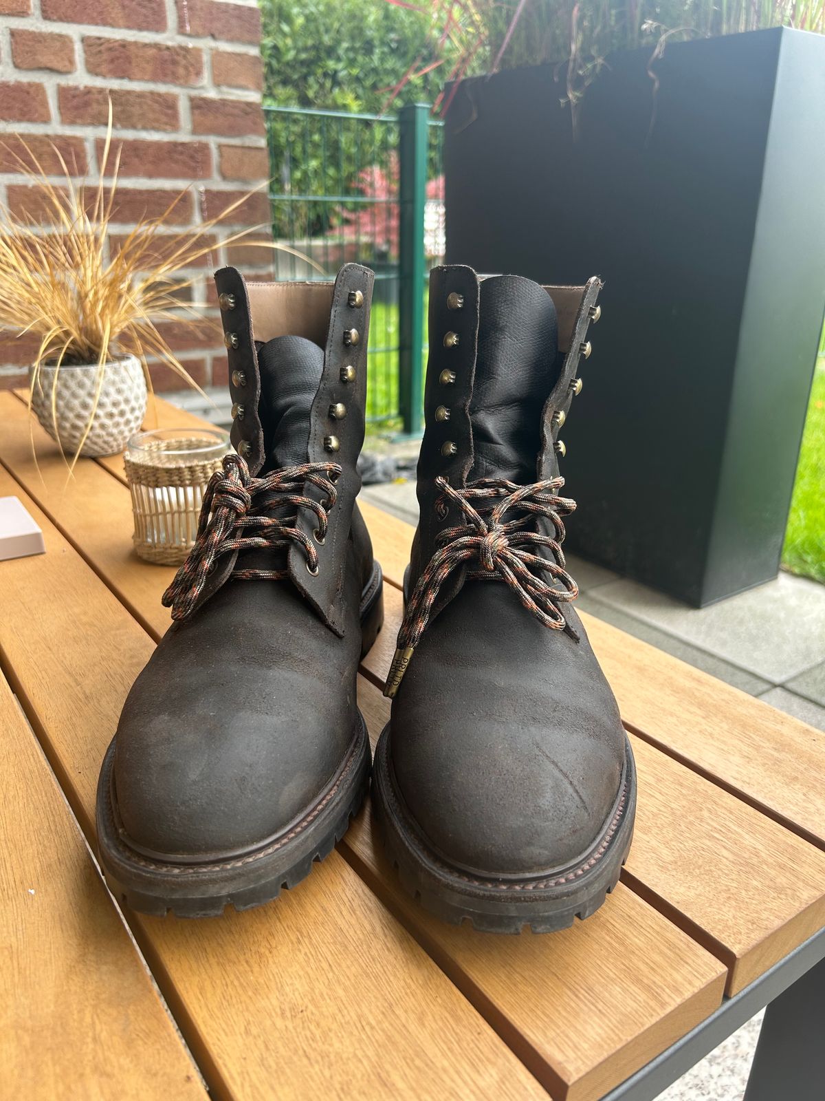 Photo by T_M_98 on October 7, 2024 of the Crockett & Jones Grizedale in Dark Brown Roughout Suede.