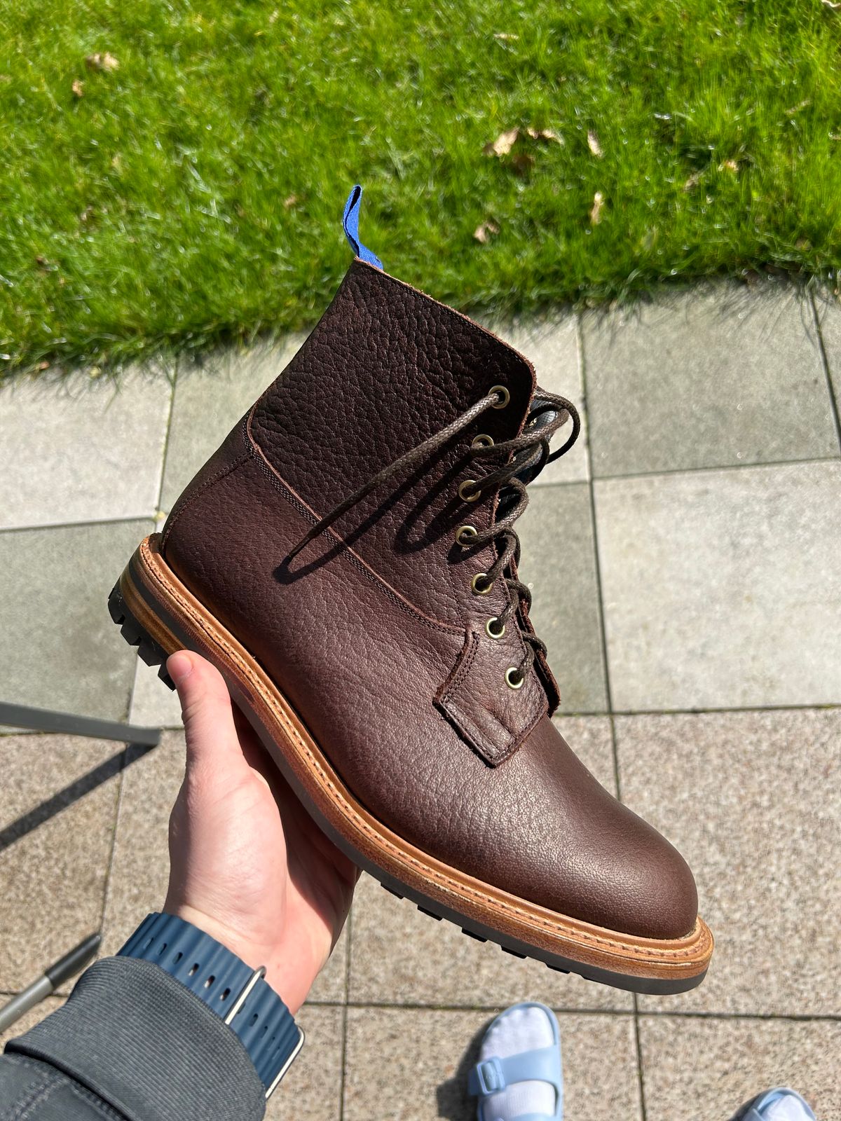 Photo by T_M_98 on March 1, 2024 of the Tricker's Burford Country Boot in Brown Albbueffel® Olivenleder®.