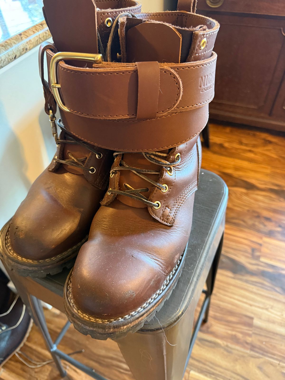 Photo by bigdaddyfoot on January 23, 2026 of the Nicks BuilderPro in Seidel 1964 Brown.