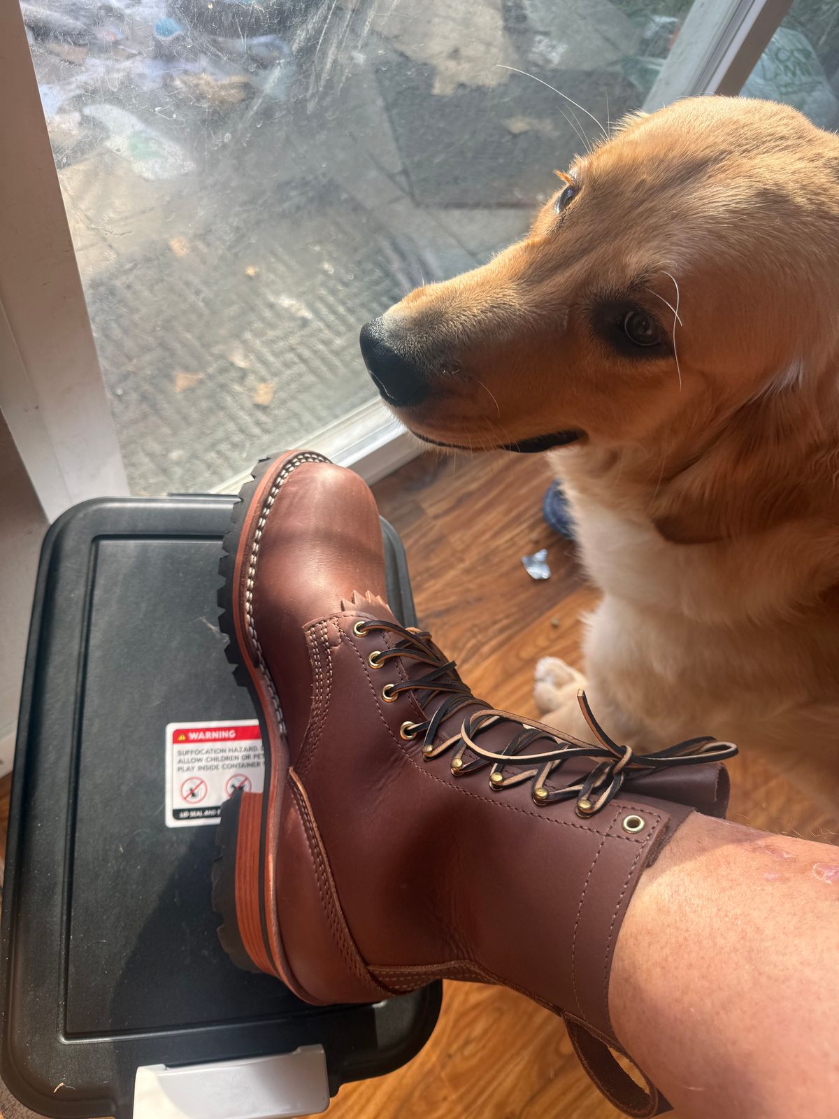 Photo by bigdaddyfoot on October 29, 2025 of the Nicks BuilderPro in Seidel 1964 Brown.