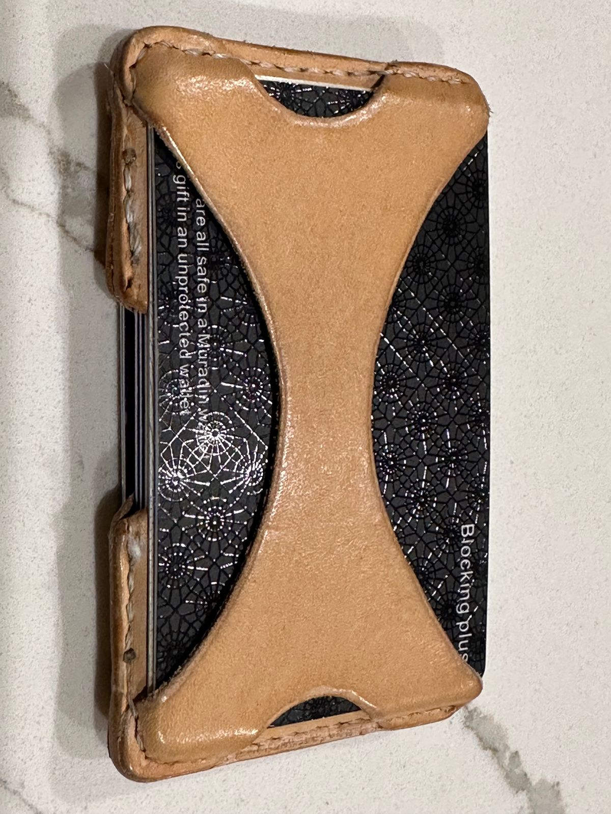 Photo by barefoot_boots on November 3, 2025 of the Self-Made Wallet in Unknown Natural Veg Tan.