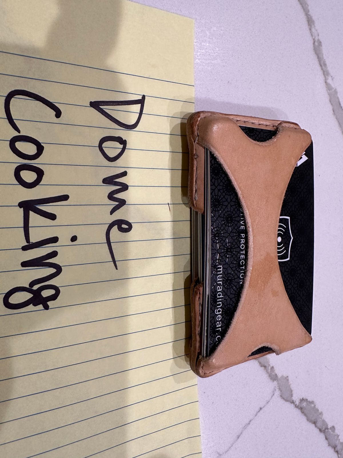 Photo by barefoot_boots on November 3, 2025 of the Self-Made Wallet in Unknown Natural Veg Tan.