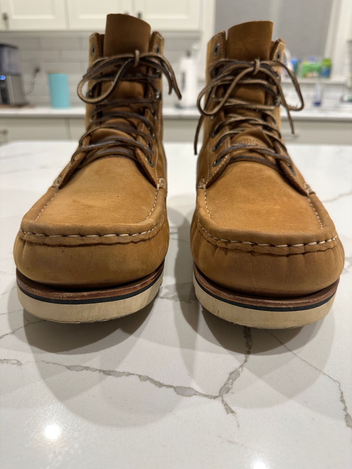 Photo by barefoot_boots on November 3, 2025 of the Jim Green Workhorse in Fudge Crazy Horse.