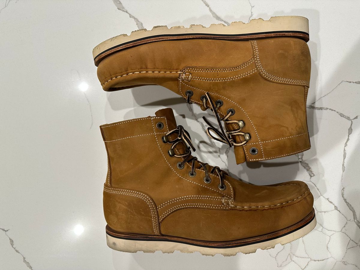 Photo by barefoot_boots on November 3, 2025 of the Jim Green Workhorse in Fudge Crazy Horse.