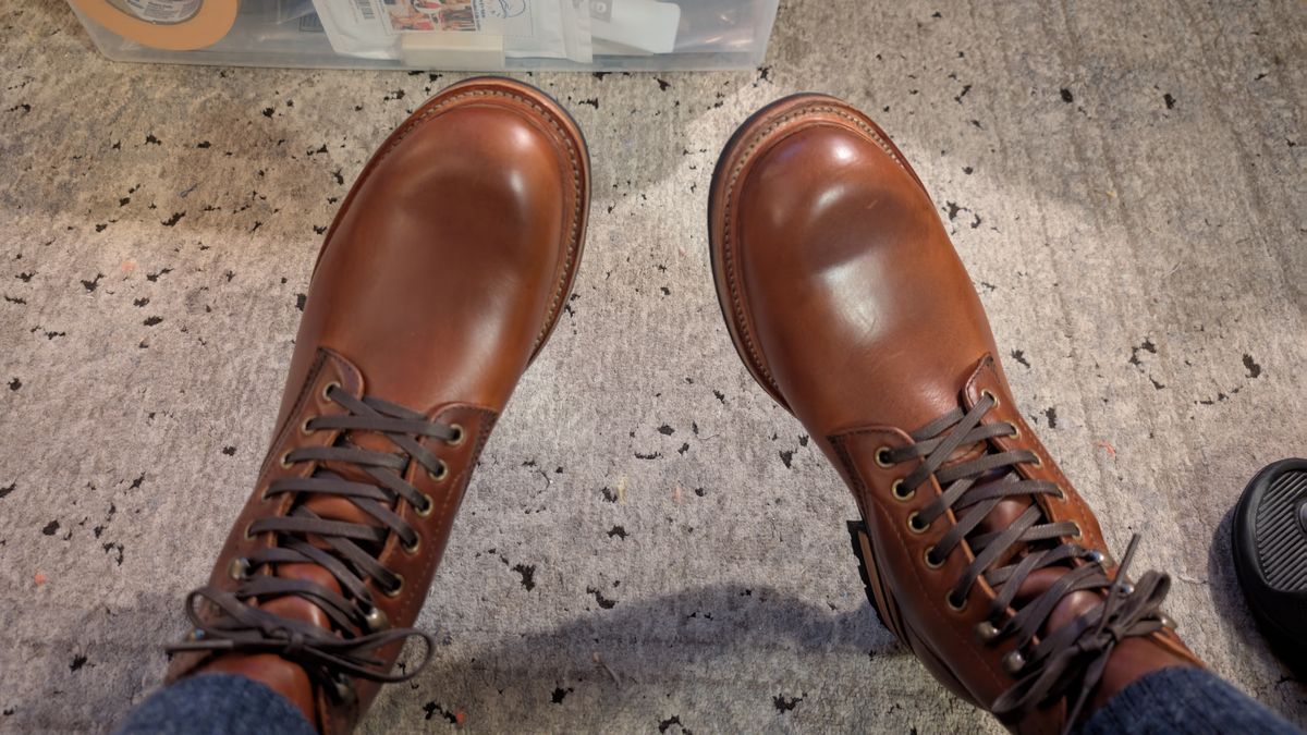 Photo by Dash on July 12, 2025 of the Parkhurst The Allegany in Mahogany Full Grain.