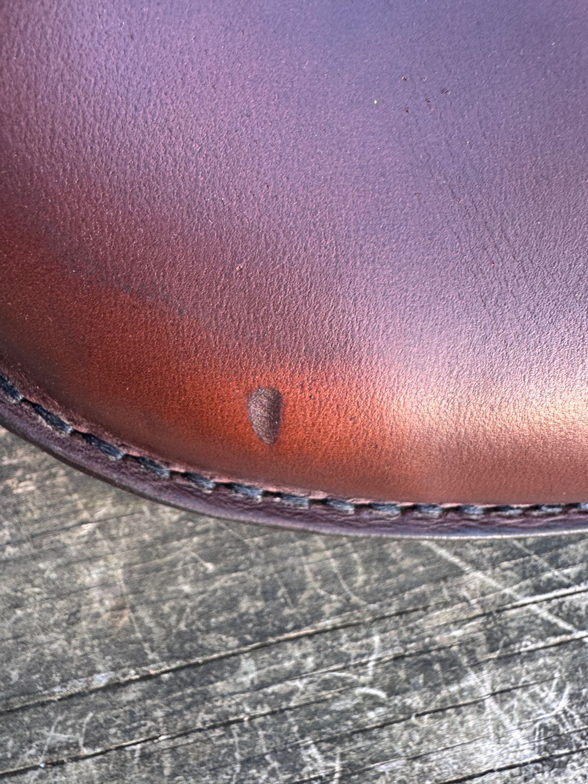 Photo by Indycecil on March 20, 2026 of the Frank's Boots Wilshire in Horween Timber Chromexcel.