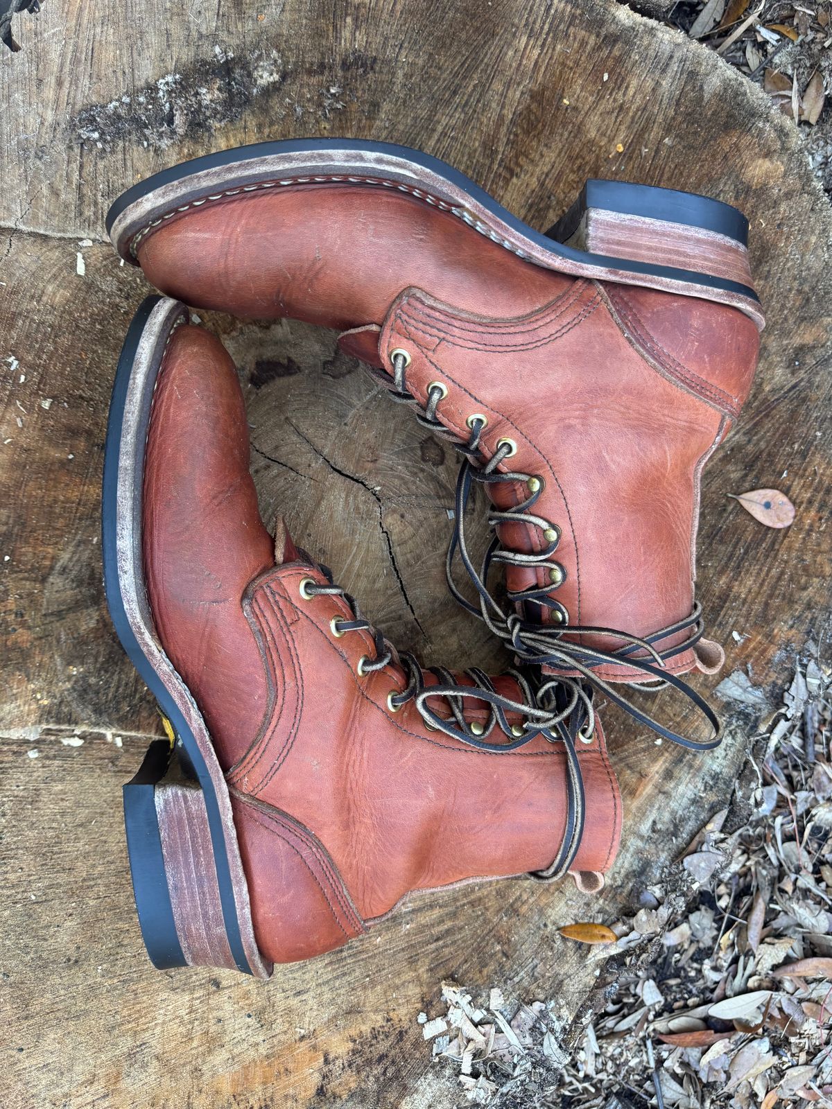 Photo by jehuggins473 on November 4, 2025 of the Nicks DomePro in Wickett & Craig Dublin English Tan.