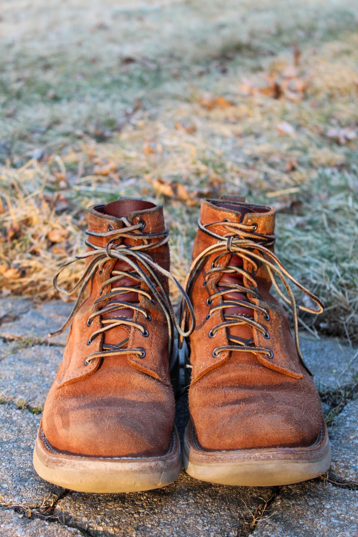 Photo by thecondemnedsole on January 1, 2001 of the White's C350-CS in Seidel Red Dog Oil Tan Roughout.