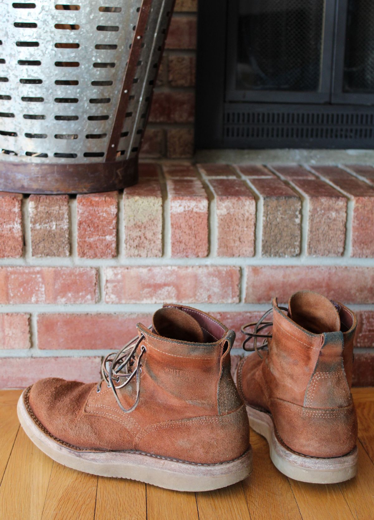 Photo by thecondemnedsole on March 11, 2025 of the White's C350-CS in Seidel Red Dog Oil Tan Roughout.