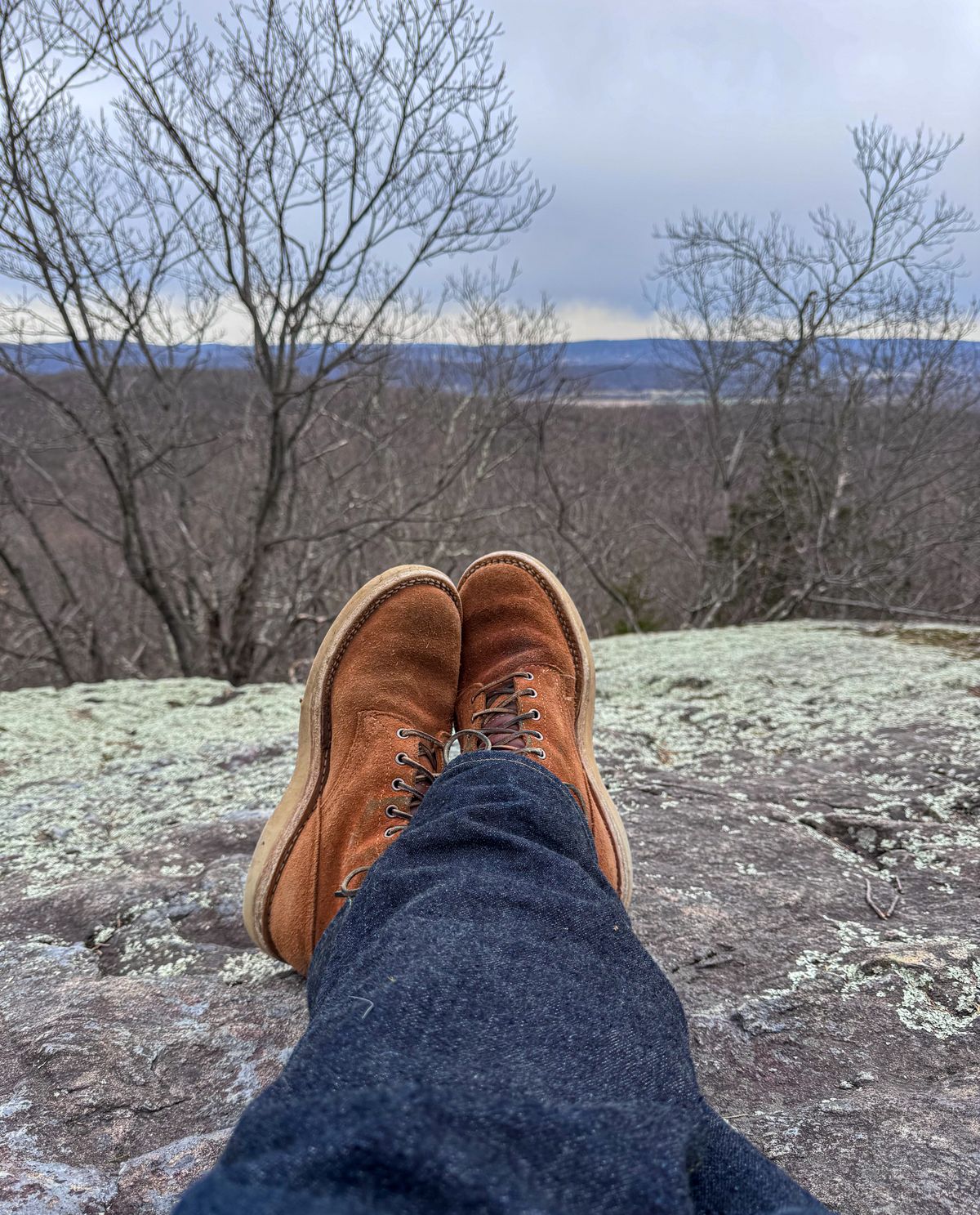 Photo by thecondemnedsole on March 22, 2025 of the White's C350-CS in Seidel Red Dog Oil Tan Roughout.