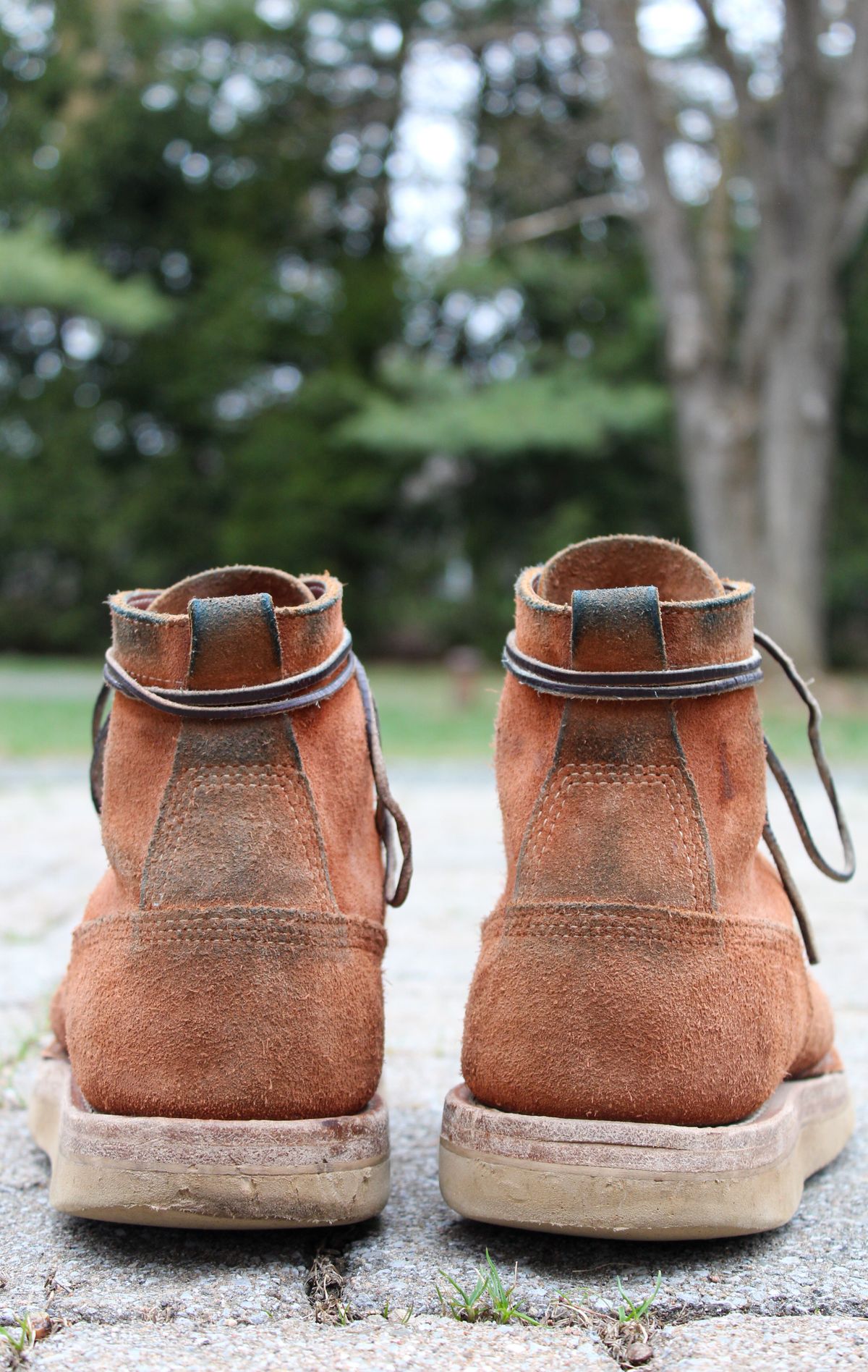 Photo by thecondemnedsole on January 1, 2001 of the White's C350-CS in Seidel Red Dog Oil Tan Roughout.