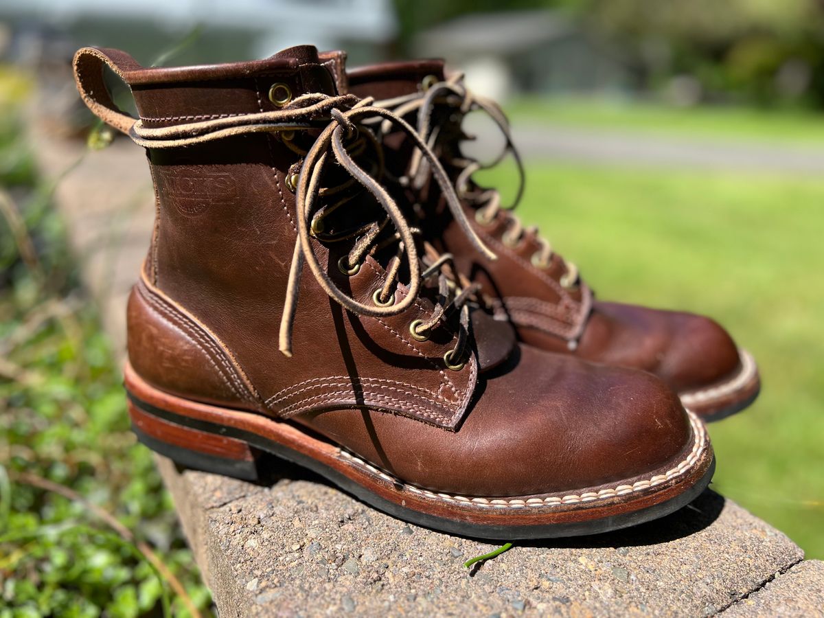 Photo by spiritualized50 on May 31, 2026 of the Nicks Falcon in Horween Brown Chromexcel.