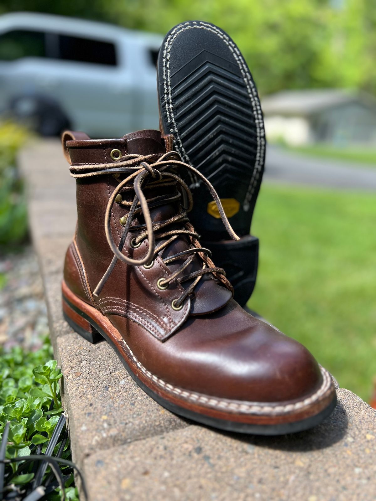 Photo by spiritualized50 on May 31, 2026 of the Nicks Falcon in Horween Brown Chromexcel.