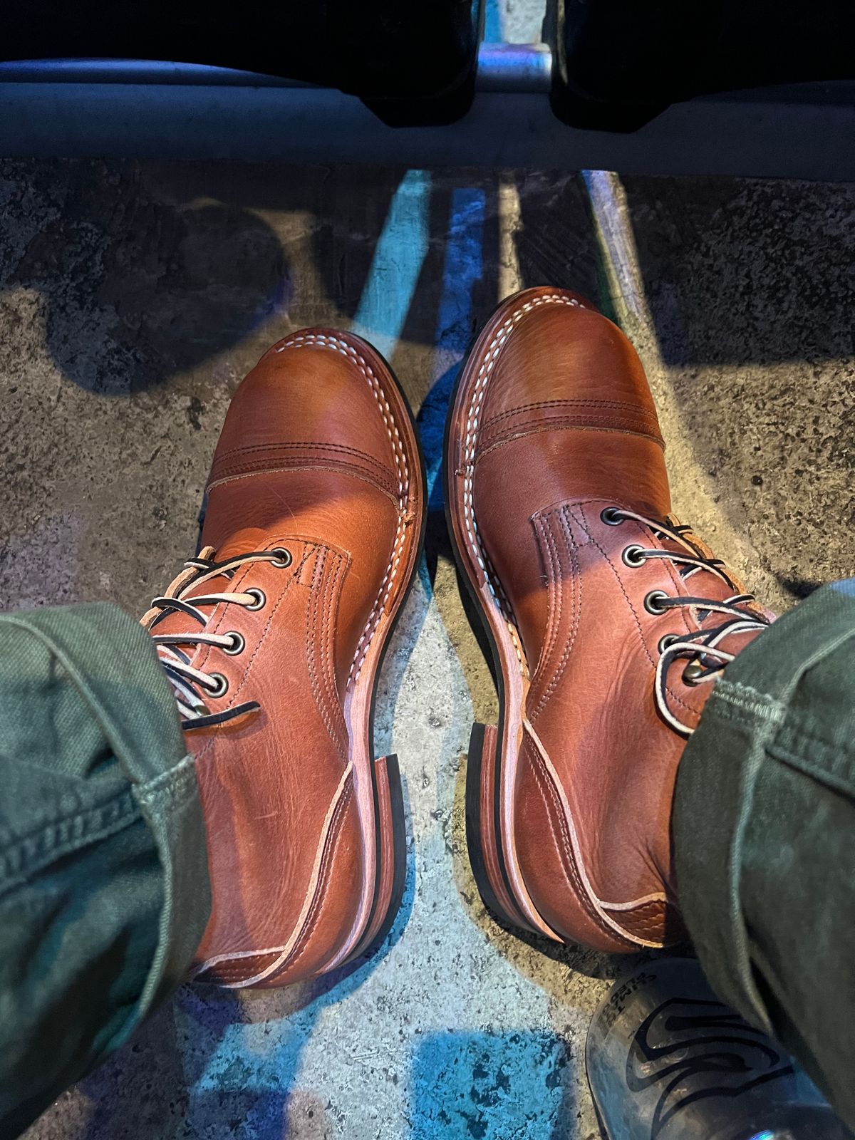 Photo by spiritualized50 on October 2, 2025 of the Nicks DomePro in Horween English Tan Dublin.