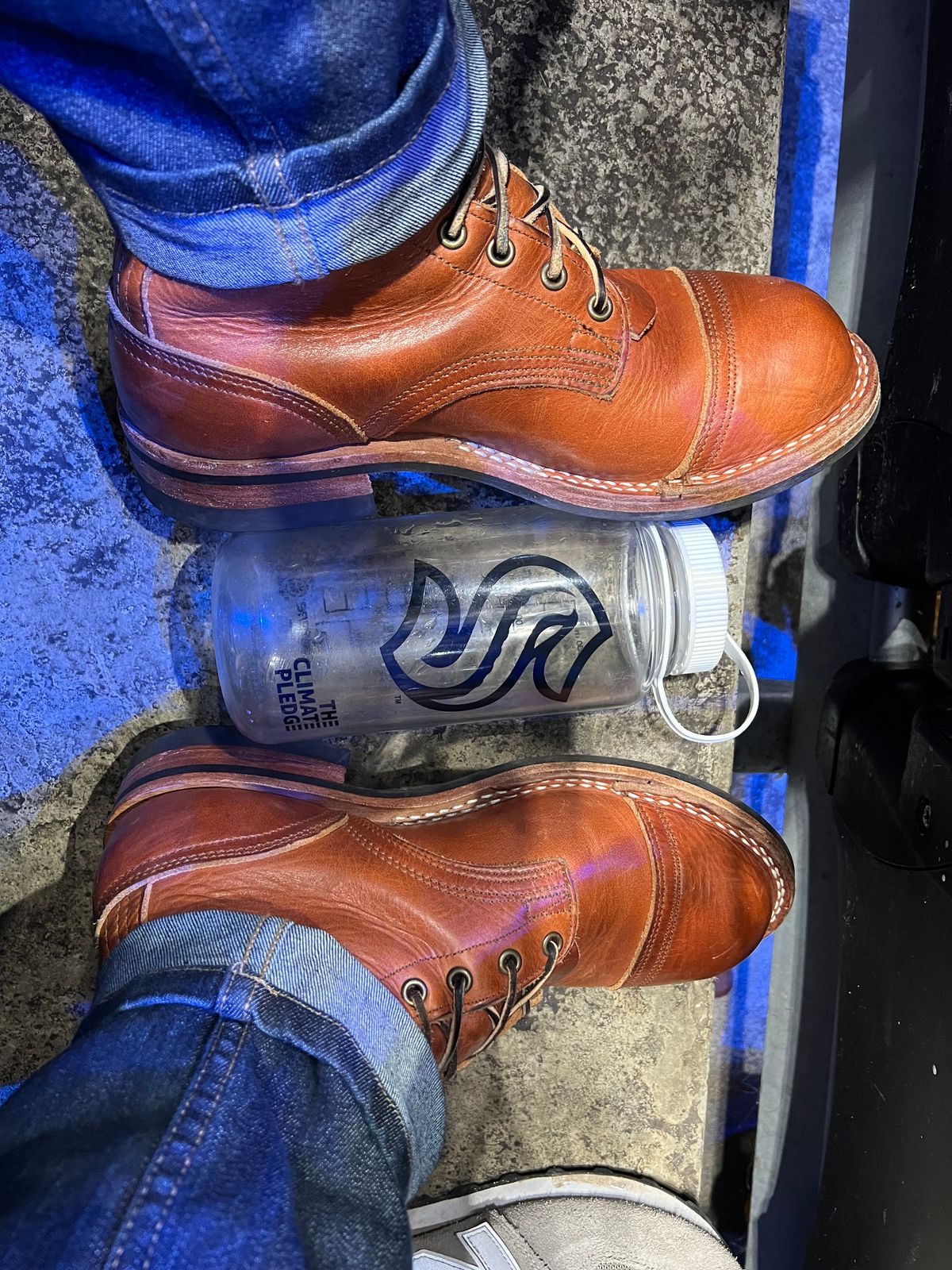 Photo by spiritualized50 on November 27, 2025 of the Nicks DomePro in Horween English Tan Dublin.