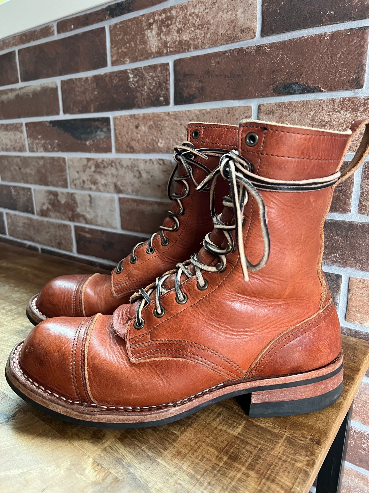 Photo by spiritualized50 on March 5, 2026 of the Nicks DomePro in Horween English Tan Dublin.