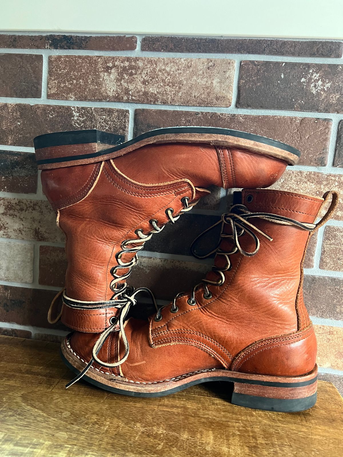 Photo by spiritualized50 on March 5, 2026 of the Nicks DomePro in Horween English Tan Dublin.