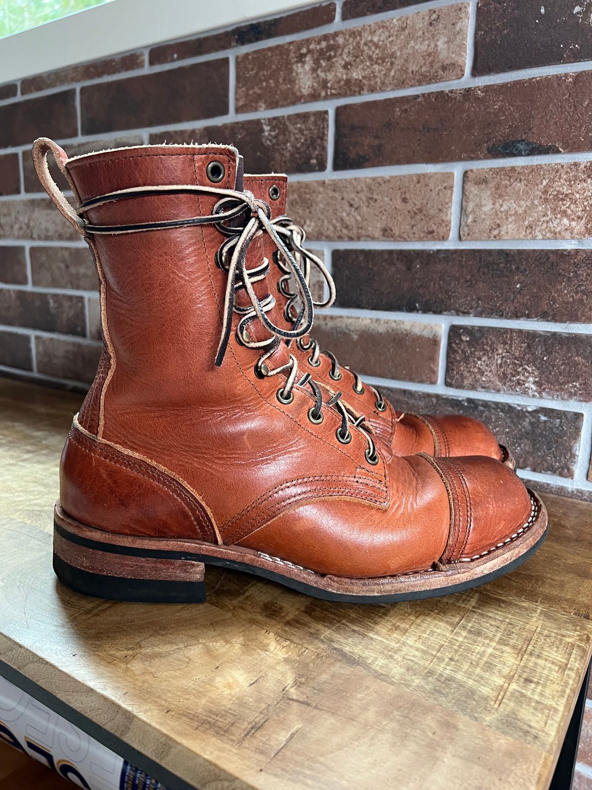 Photo by spiritualized50 on March 5, 2026 of the Nicks DomePro in Horween English Tan Dublin.