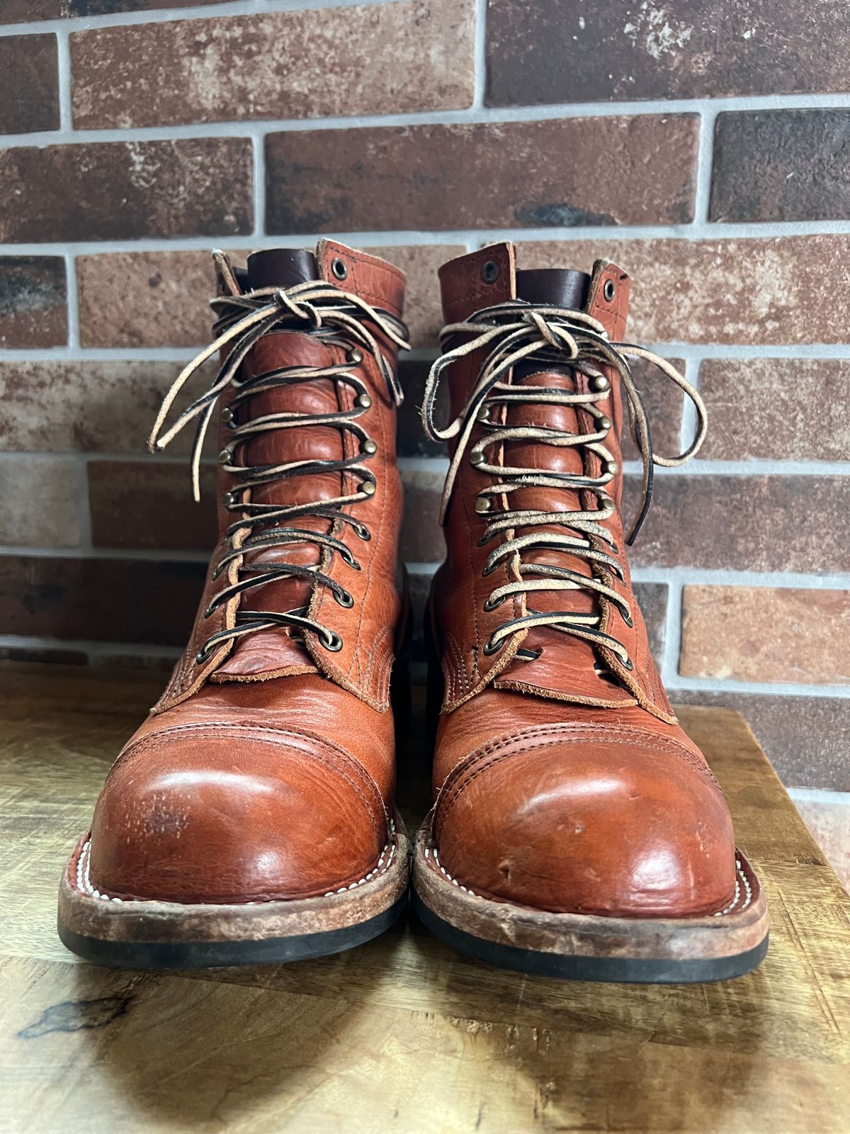 Photo by spiritualized50 on March 5, 2026 of the Nicks DomePro in Horween English Tan Dublin.