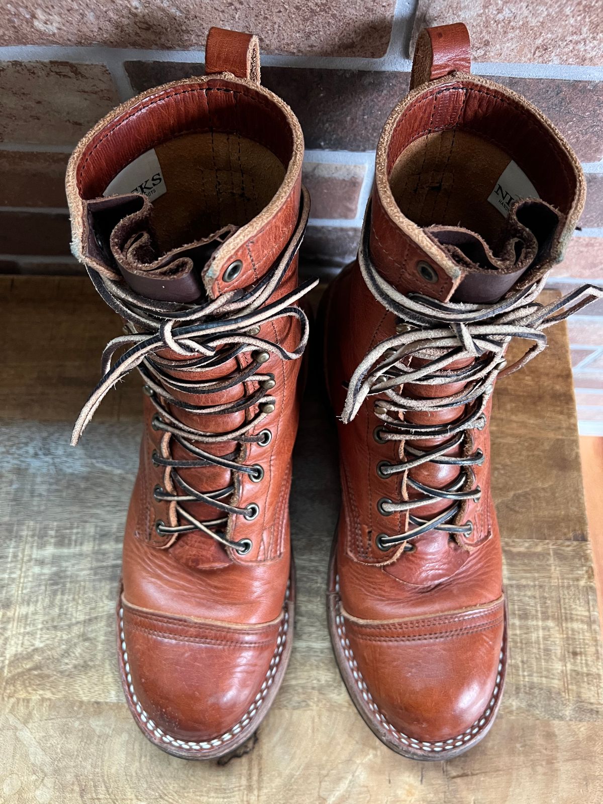 Photo by spiritualized50 on March 5, 2026 of the Nicks DomePro in Horween English Tan Dublin.