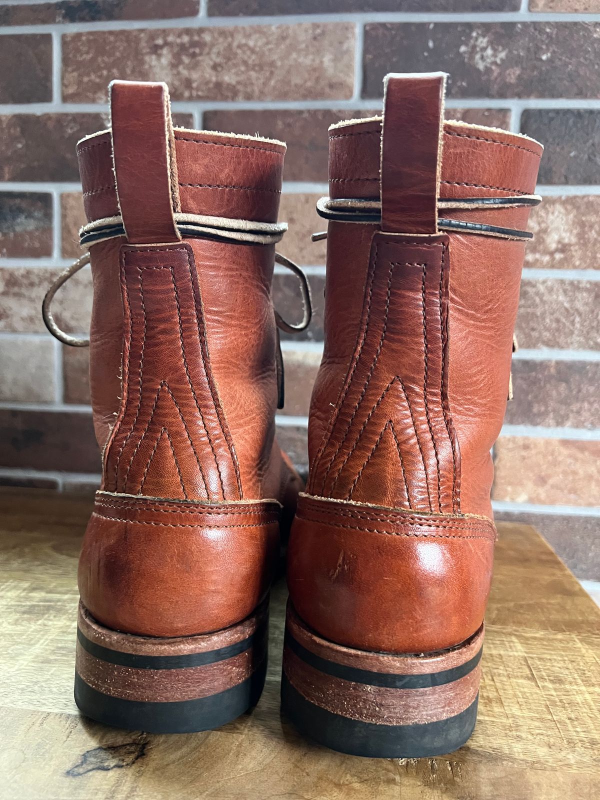 Photo by spiritualized50 on March 5, 2026 of the Nicks DomePro in Horween English Tan Dublin.