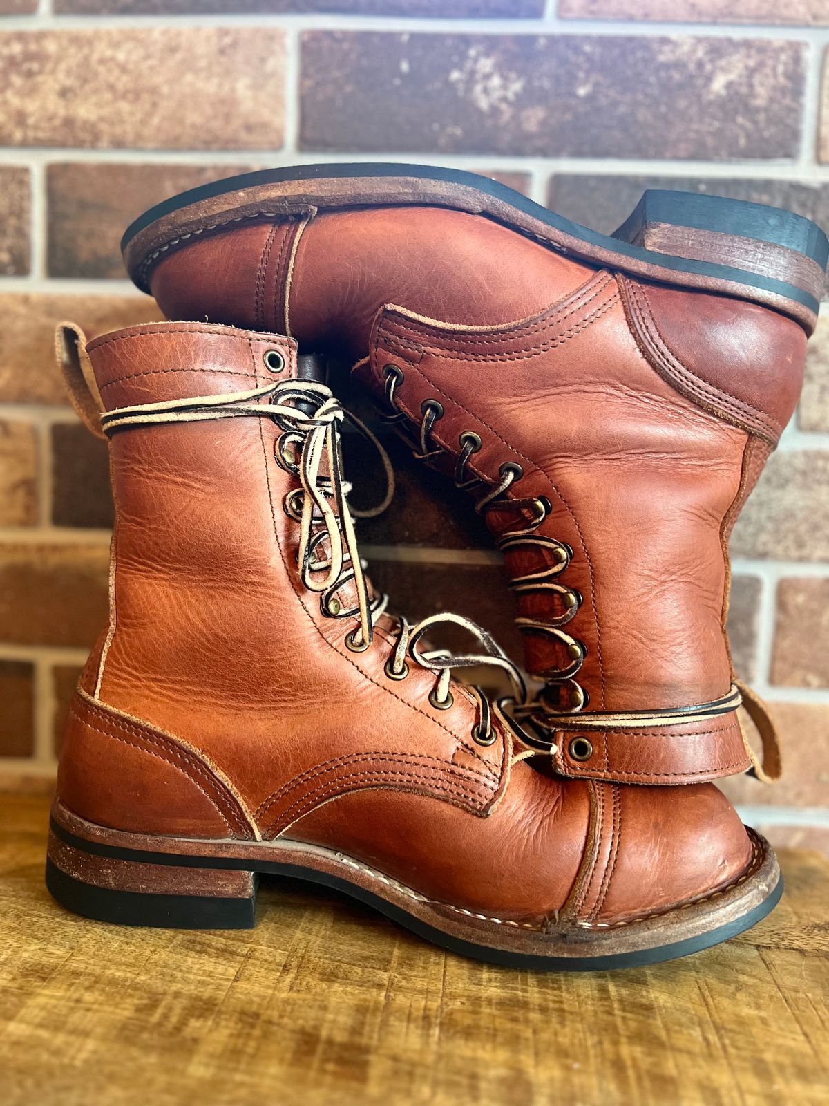 Photo by spiritualized50 on April 5, 2026 of the Nicks DomePro in Horween English Tan Dublin.