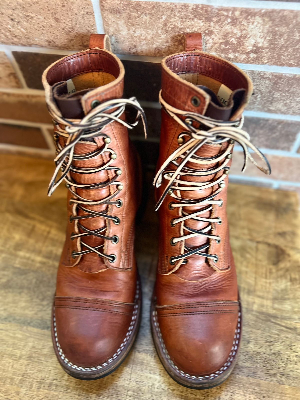 Photo by spiritualized50 on April 5, 2026 of the Nicks DomePro in Horween English Tan Dublin.