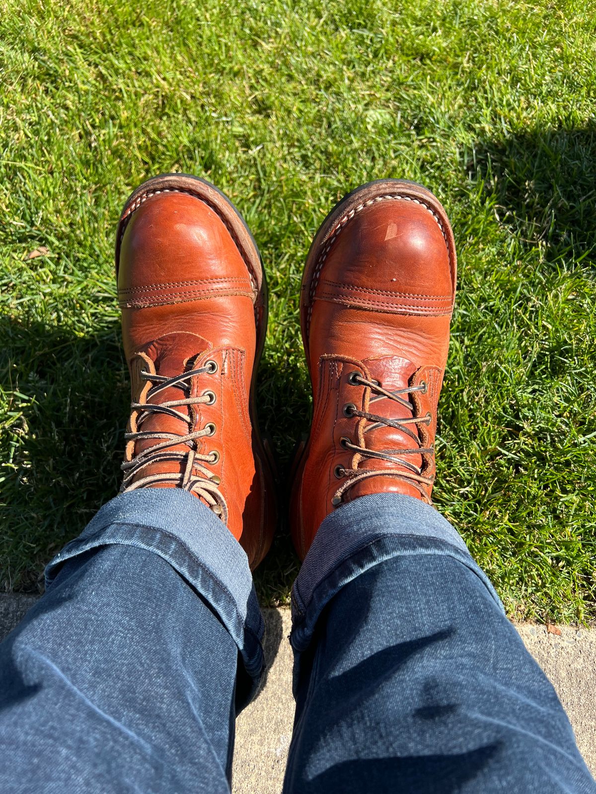 Photo by spiritualized50 on May 31, 2026 of the Nicks DomePro in Horween English Tan Dublin.