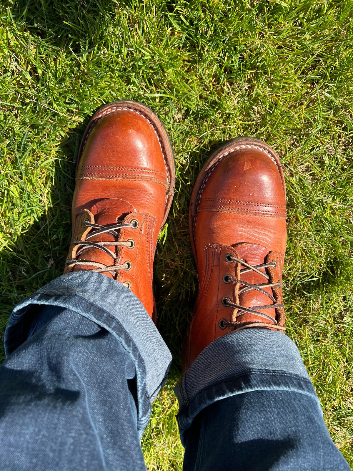 Photo by spiritualized50 on May 31, 2026 of the Nicks DomePro in Horween English Tan Dublin.