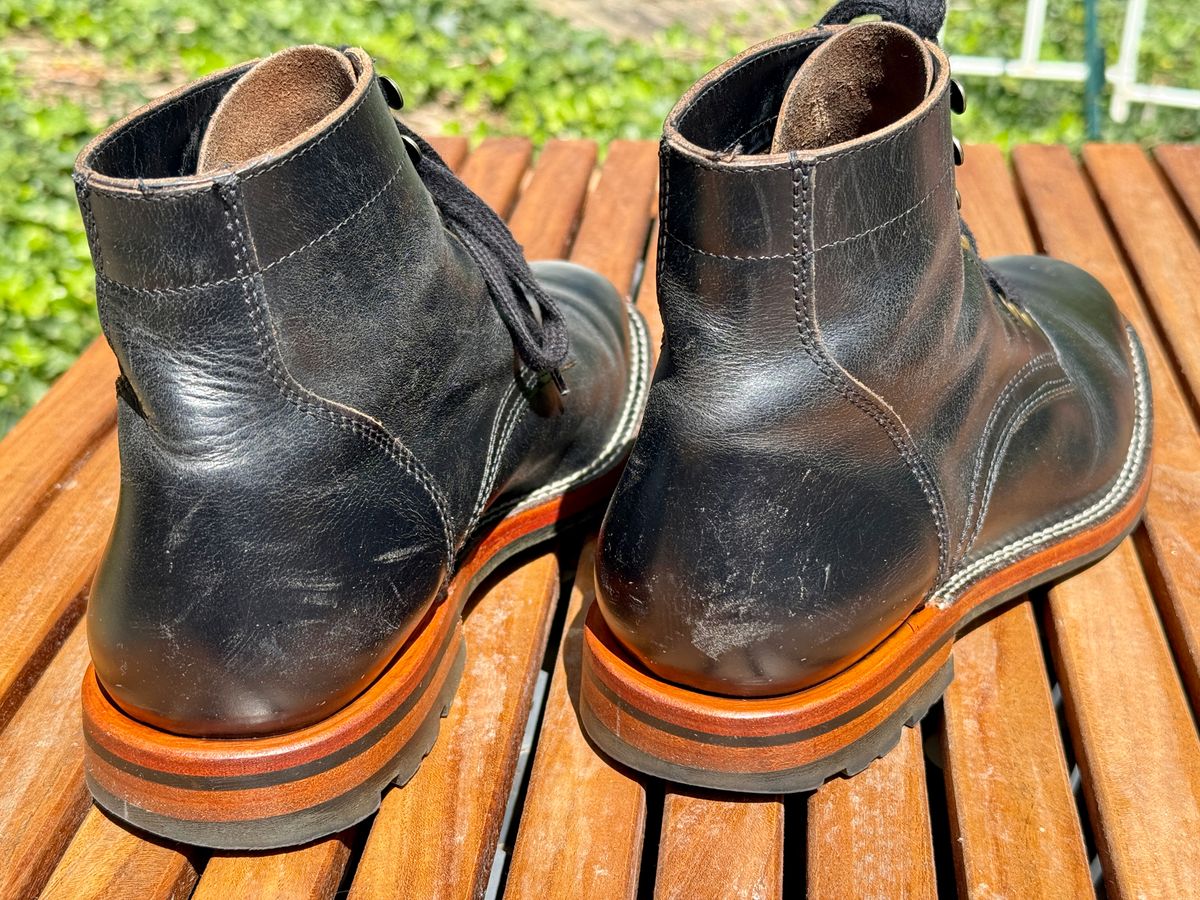 Photo by SYNTHESIZER on September 6, 2025 of the Parkhurst The Allen in Black Veg Tan Teacore.