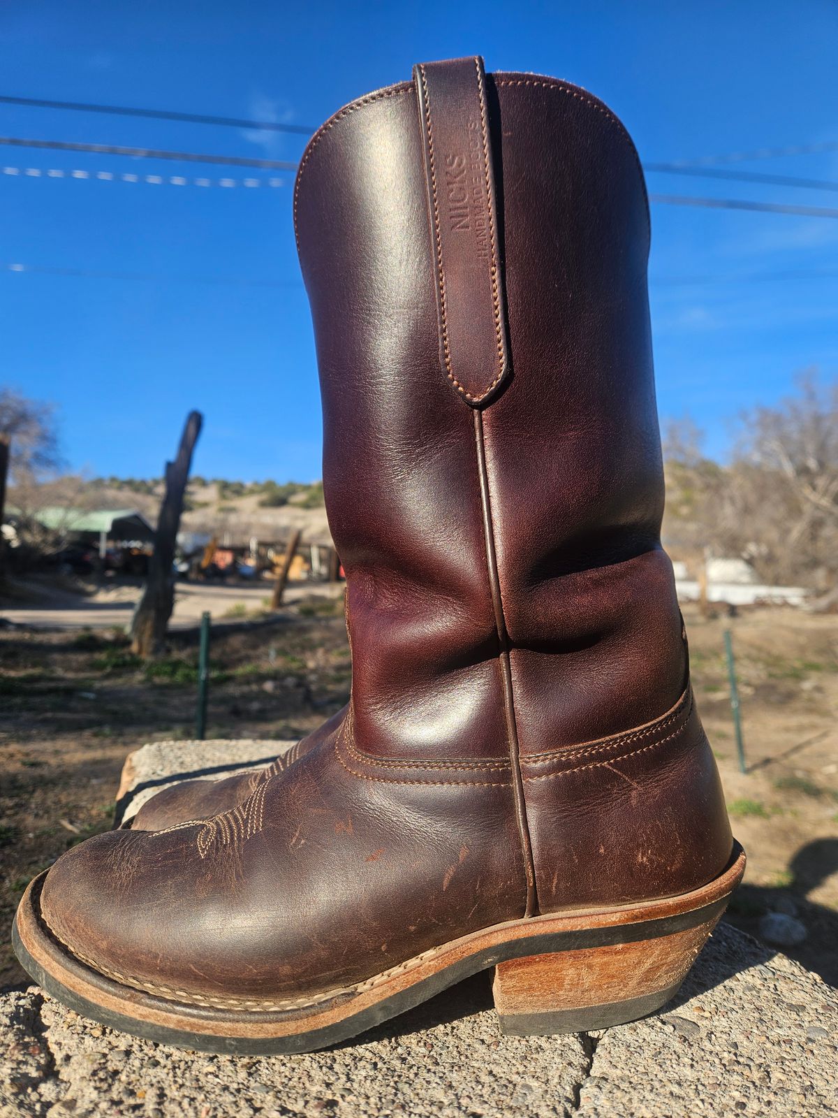 Photo by Sexual_Tyrannosaur on March 2, 2026 of the Nicks Palouse in Seidel 1964 Brown Double Shot & Seidel 1964 Walnut.