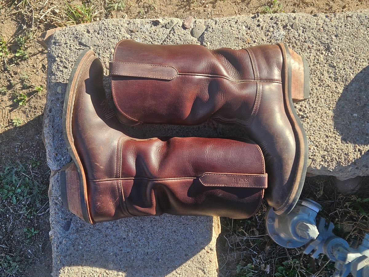 Photo by Sexual_Tyrannosaur on March 2, 2026 of the Nicks Palouse in Seidel 1964 Brown Double Shot & Seidel 1964 Walnut.