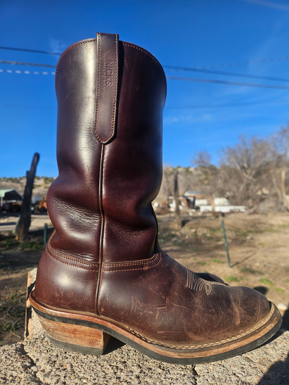 Photo by Sexual_Tyrannosaur on March 2, 2026 of the Nicks Palouse in Seidel 1964 Brown Double Shot & Seidel 1964 Walnut.