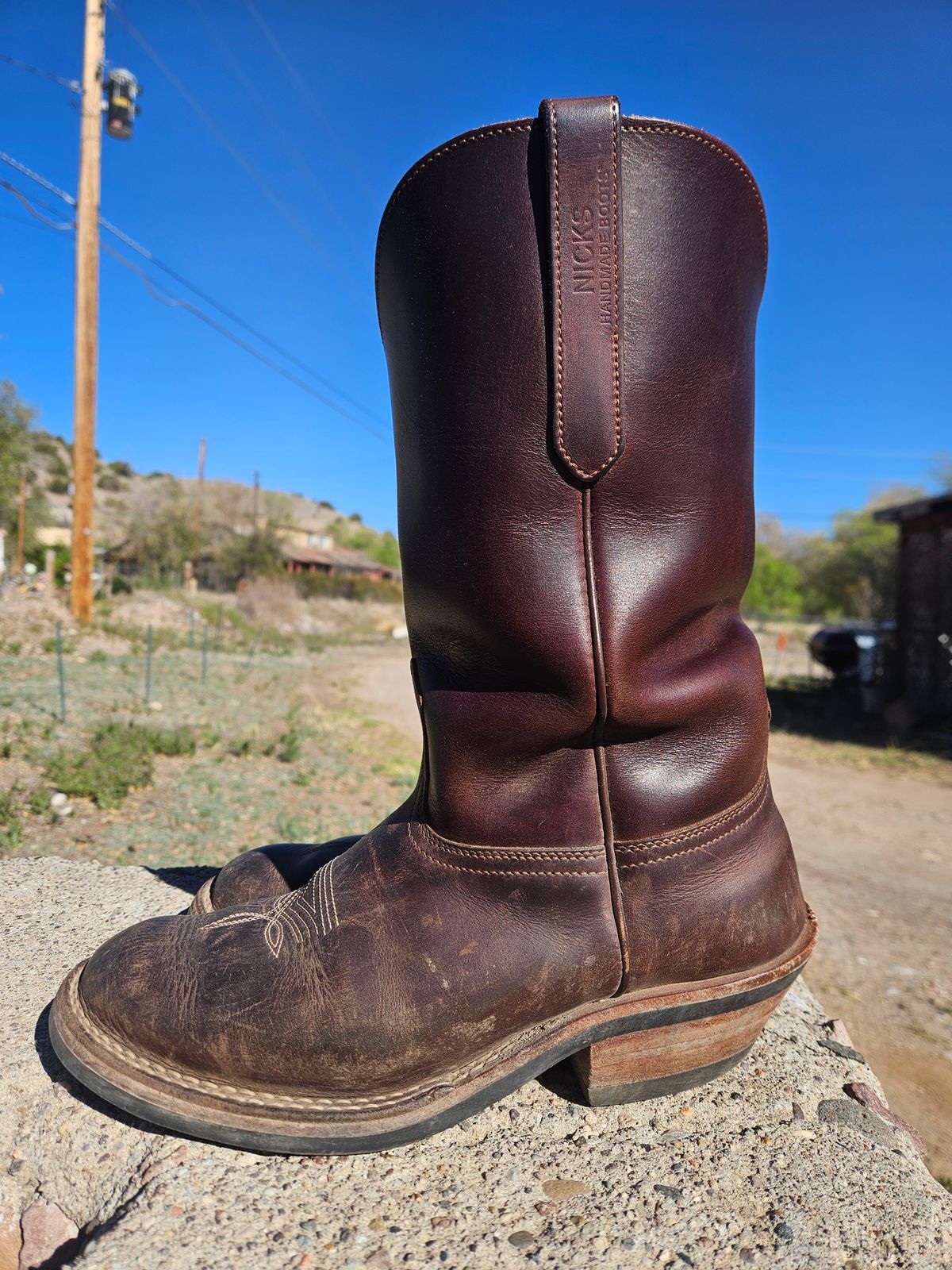 Photo by Sexual_Tyrannosaur on April 5, 2026 of the Nicks Palouse in Seidel 1964 Brown Double Shot & Seidel 1964 Walnut.