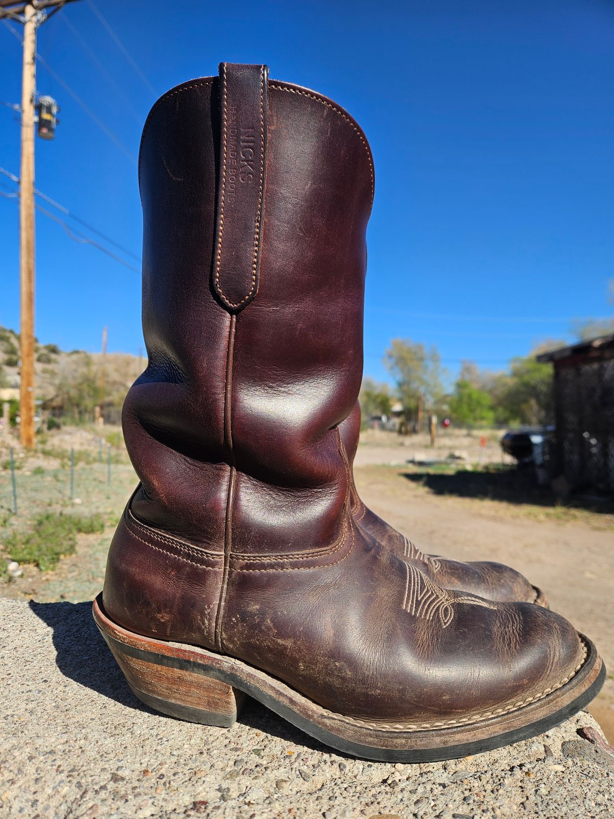 Photo by Sexual_Tyrannosaur on April 5, 2026 of the Nicks Palouse in Seidel 1964 Brown Double Shot & Seidel 1964 Walnut.