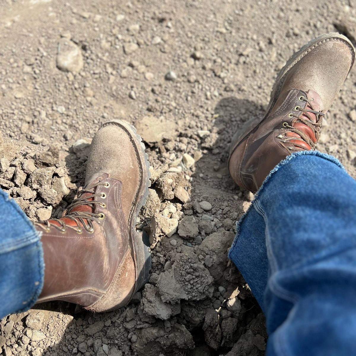 Photo by jfcam on September 10, 2025 of the Frank's Boots The Patriot in Seidel Walnut Oil Tan.