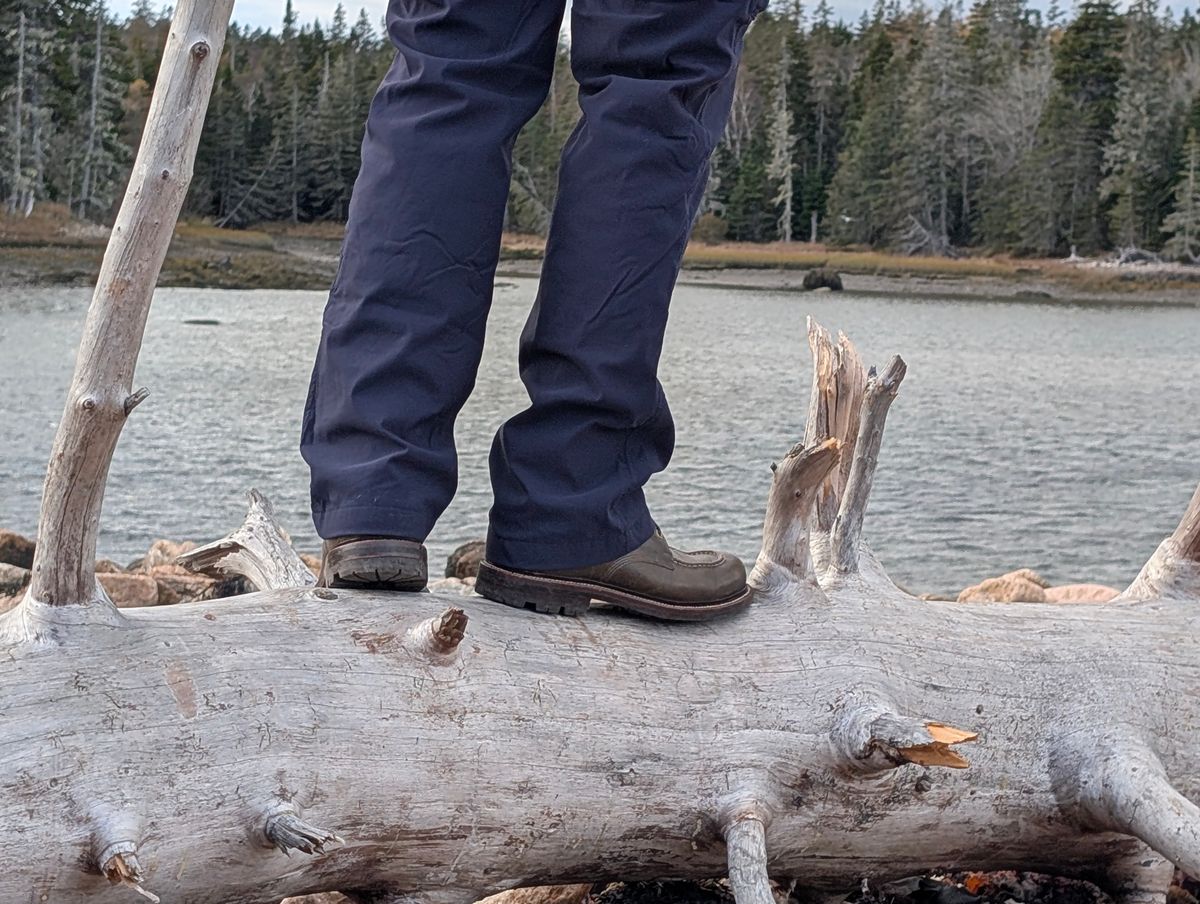 Photo by donkey008 on November 4, 2025 of the Grant Stone Brass Boot in Jungle Kangaroo Maryam Tannery.