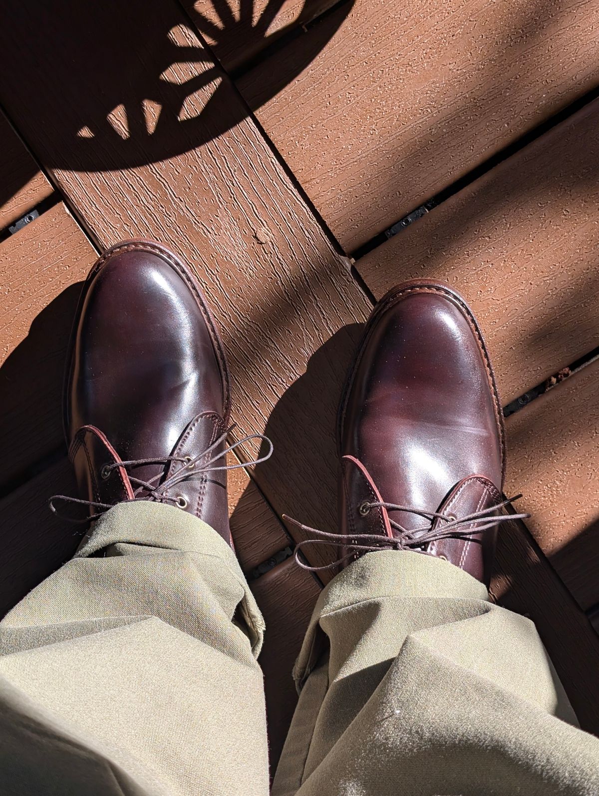 Photo by donkey008 on May 30, 2026 of the Rancourt & Co. Custom Model in Horween Color 8 Shell Cordovan.