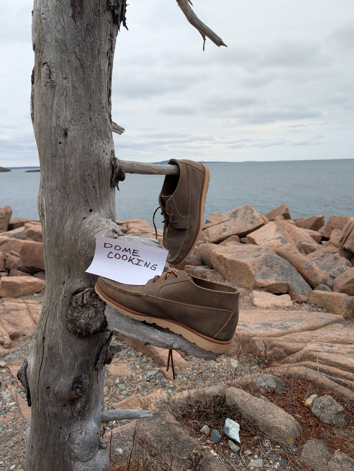 Photo by donkey008 on November 3, 2025 of the Rancourt & Co. Acadia Chukka Redux in C.F. Stead Driftwood Waxy Commander.