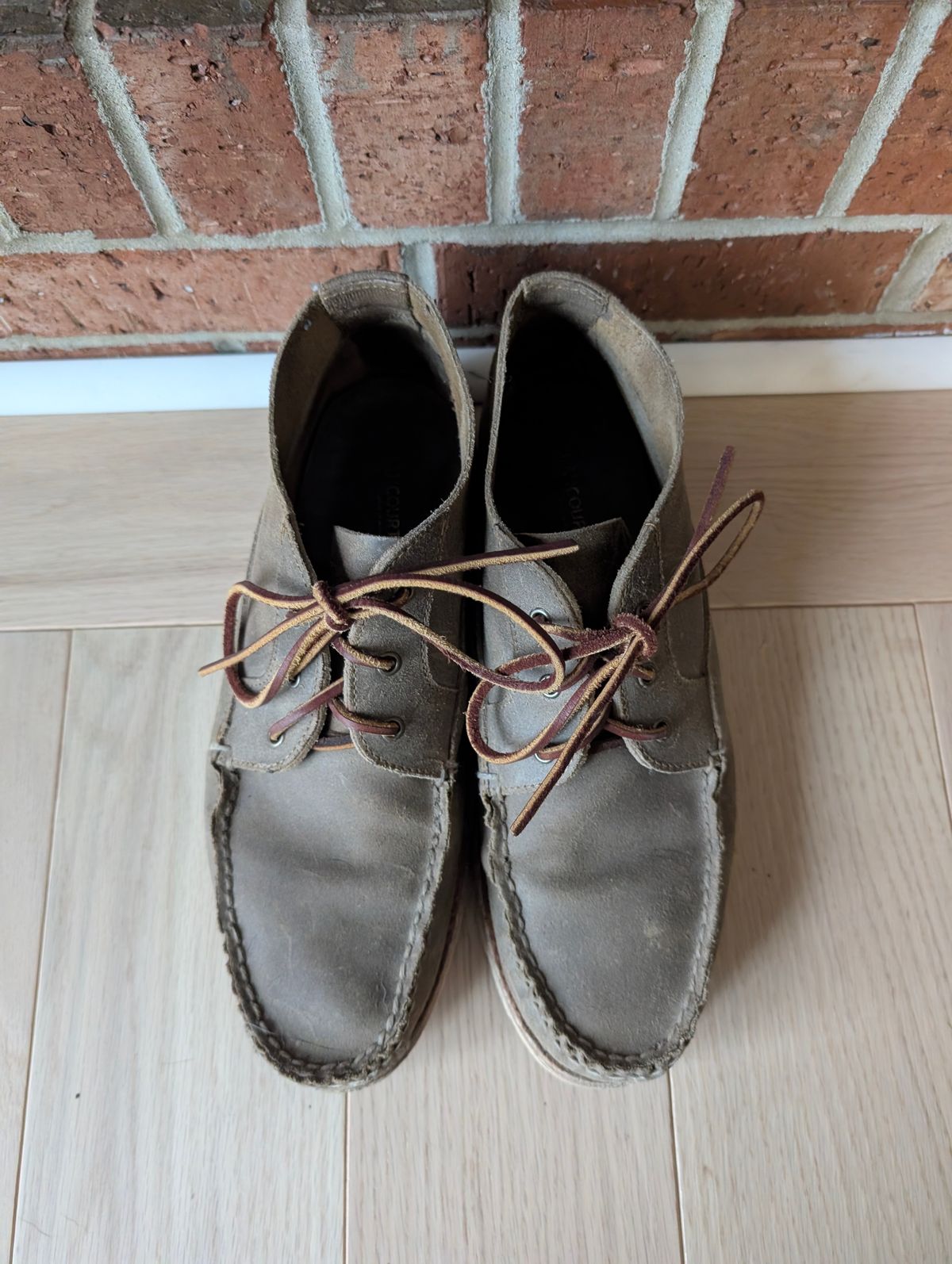 Photo by donkey008 on March 3, 2026 of the Rancourt & Co. Acadia Chukka Redux in C.F. Stead Driftwood Waxy Commander.